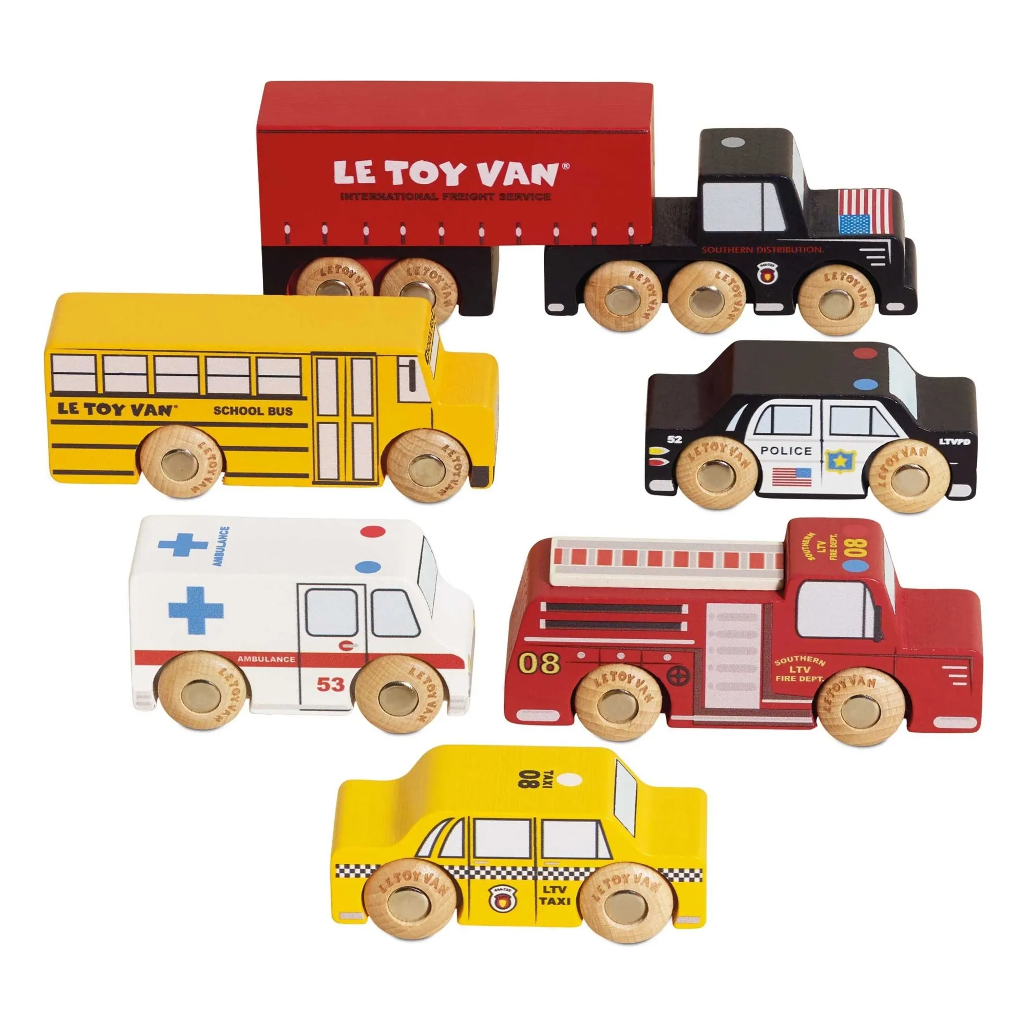 Le Toy Van Multicoloured The New York Car Set