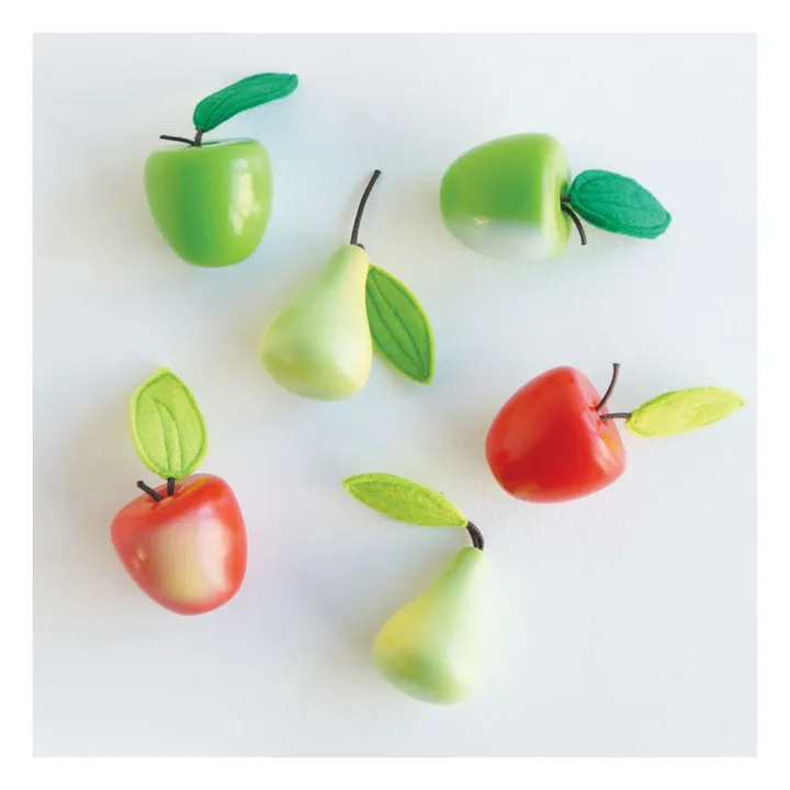 Cagette de pommes et poires du marché- Image produit n°6