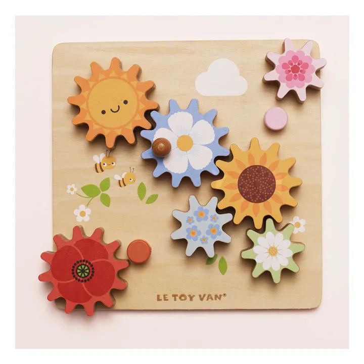 Engrenages en bois Abeilles et Fleurs - Image produit n°2