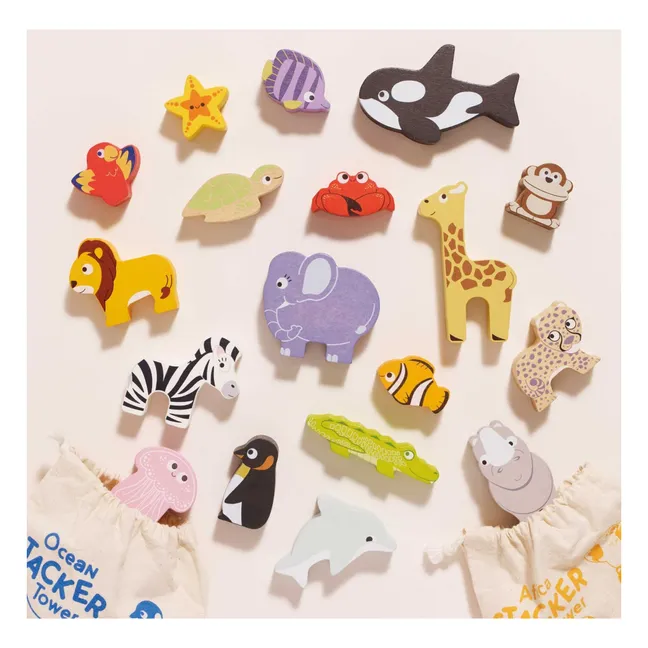 Gleichgewichtsspiel Tiere Afrikas