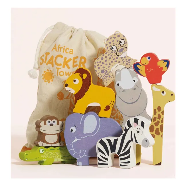 Gleichgewichtsspiel Tiere Afrikas