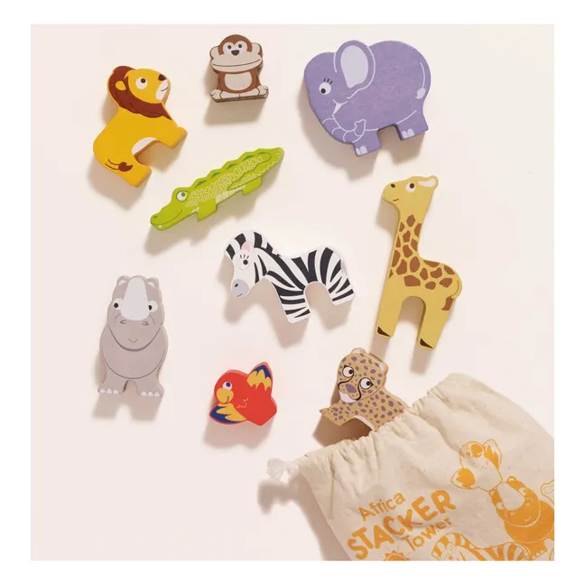 Gleichgewichtsspiel Tiere Afrikas