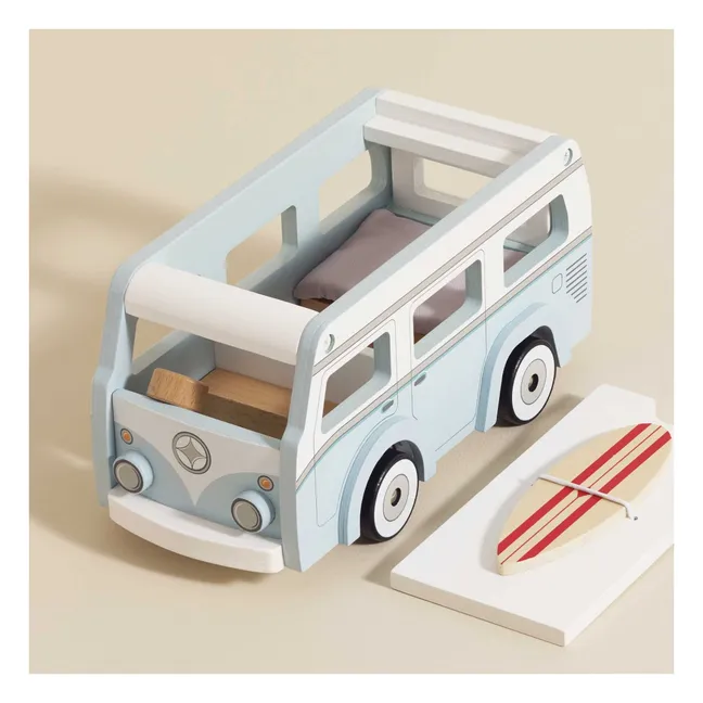 Wooden motorhome | Blue