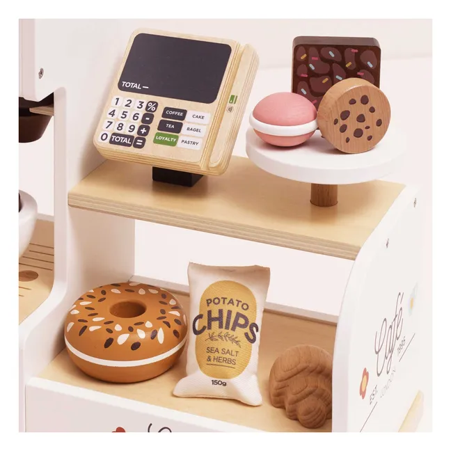 Grande machine à café barista | Blanc