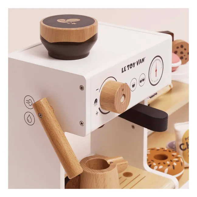 Grande machine à café barista | Blanc