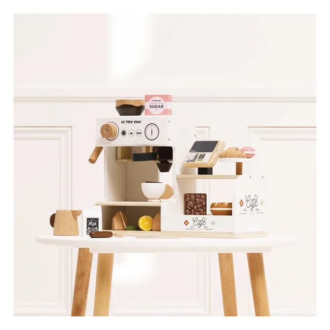 Gran cafetera barista | Blanco