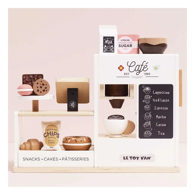 Grande machine à café barista | Blanc