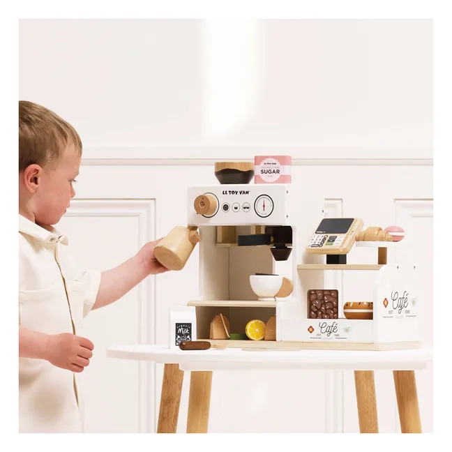 Grande macchina da caffè per baristi | Bianco