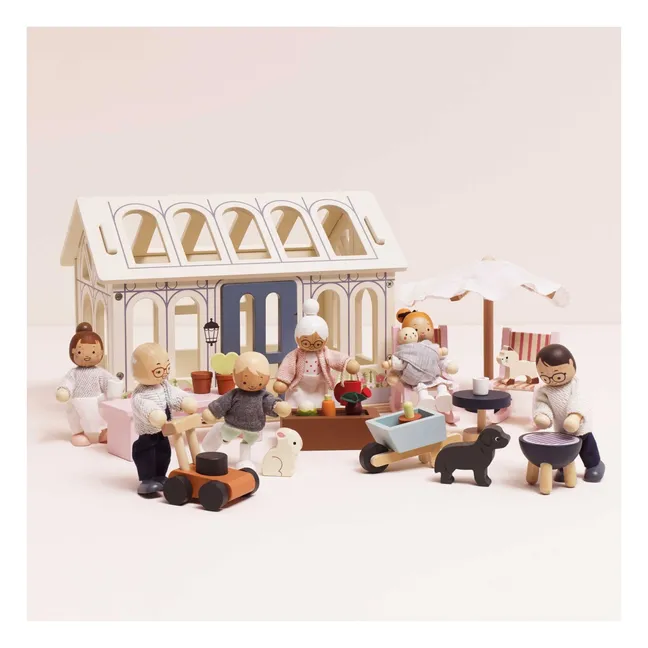 Veranda and vegetable garden for a doll's house