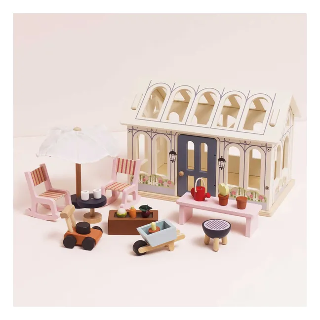 Veranda and vegetable garden for a doll's house