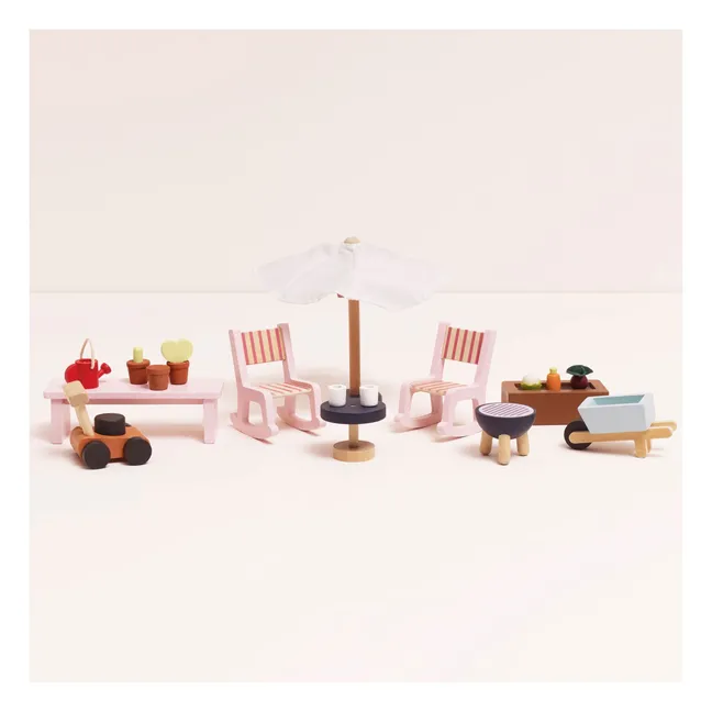 Veranda and vegetable garden for a doll's house