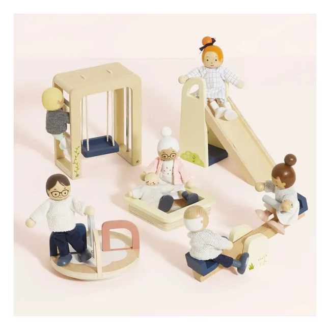 Aire de jeux d'extérieur pour maison de poupée