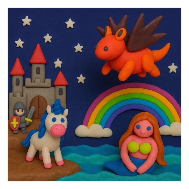 Pâte à modeler Mes Créatures Imaginaires