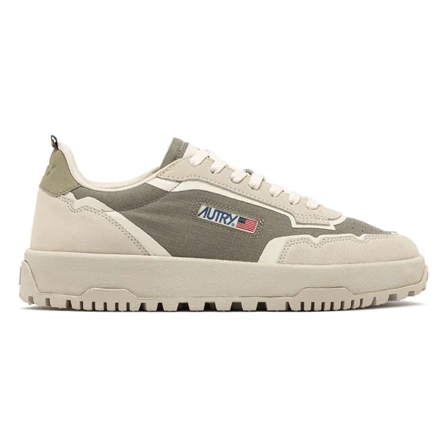 Zapatillas Wildplace Low Cordura y ante | Verde militare claro