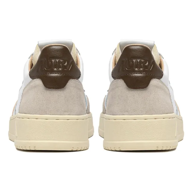 Sneaker Medalist Low Leder Und Wildleder | Braun