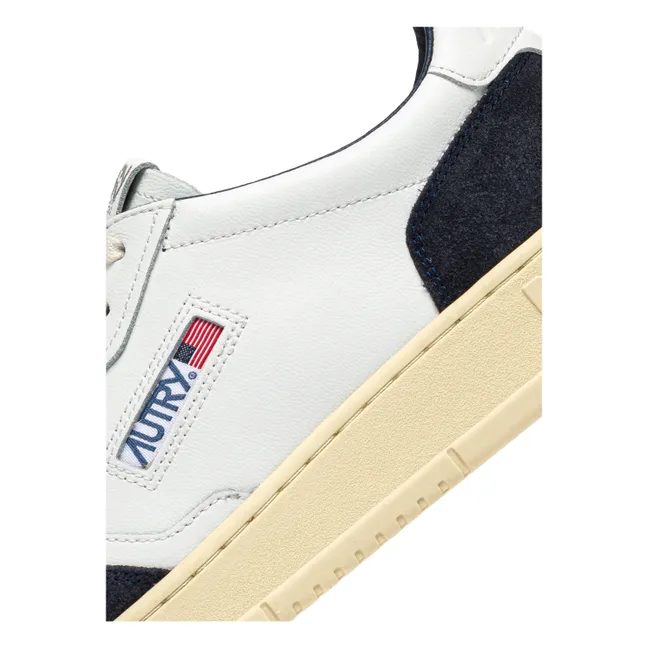 Sneakers basse Medalist in pelle e camoscio | Blu petrolio