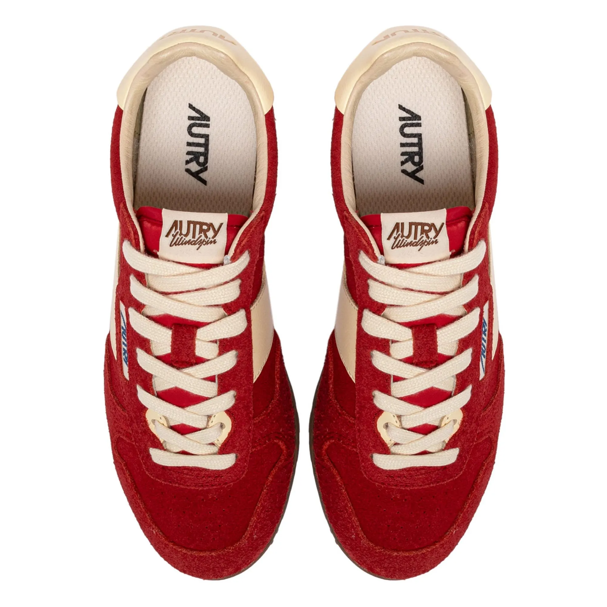 Basket Windspin Low Bicolore Suède et Cuir | Rouge- Image produit n°8