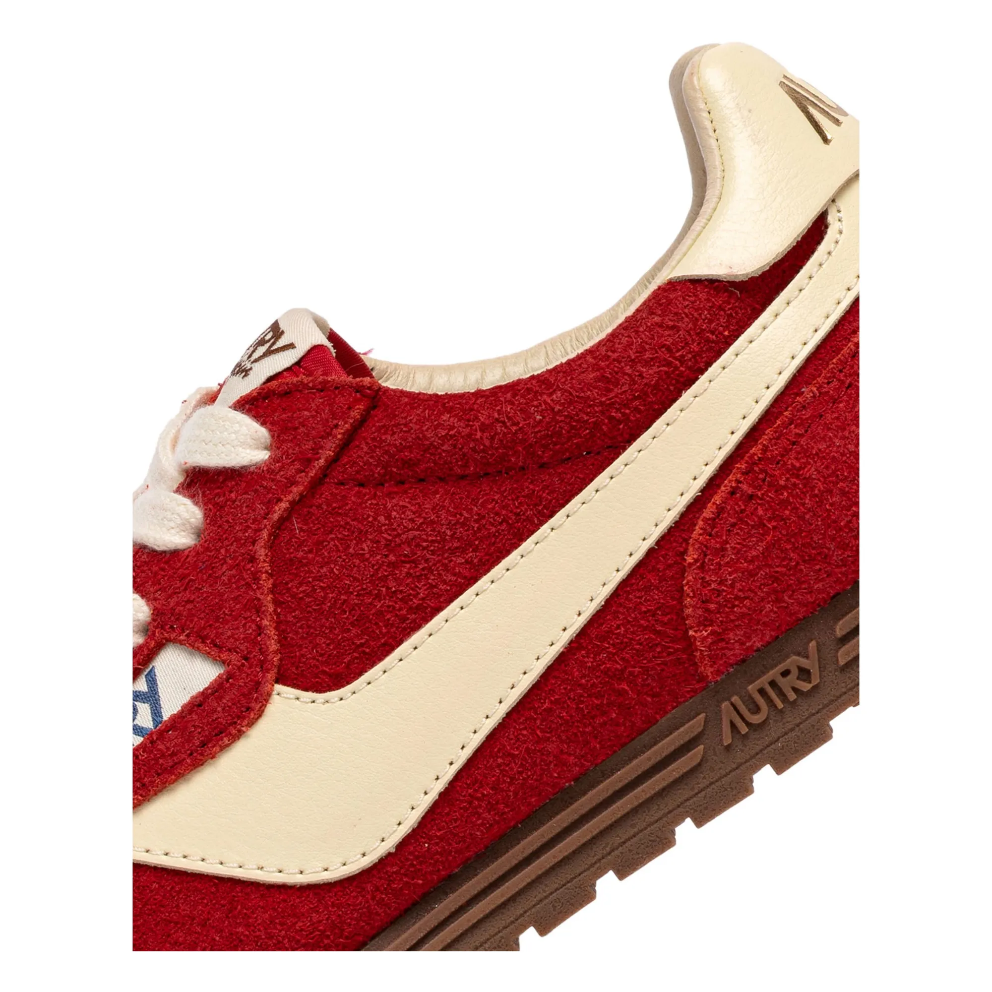 Basket Windspin Low Bicolore Suède et Cuir | Rouge- Image produit n°5