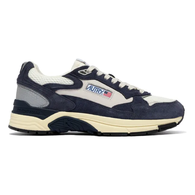 Baskets Hyperway Bicolore Suède | Bleu marine