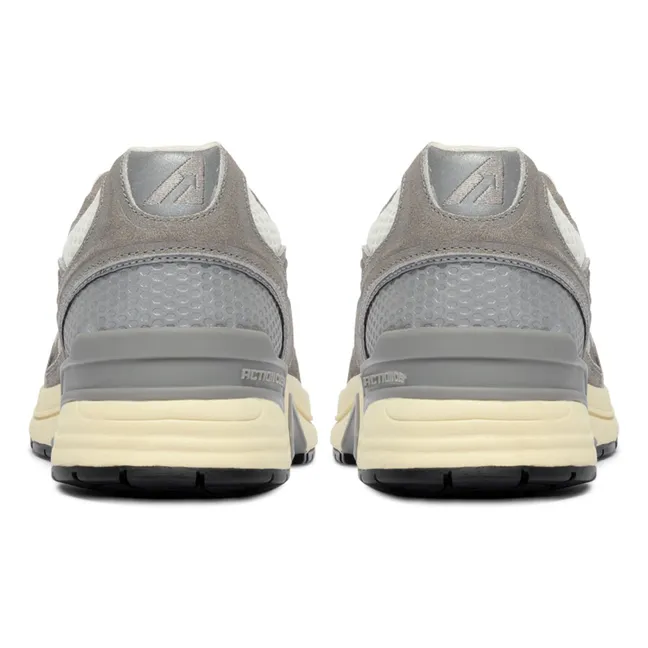 Sneakers Hyperway in pelle scamosciata bicolore | Grigio