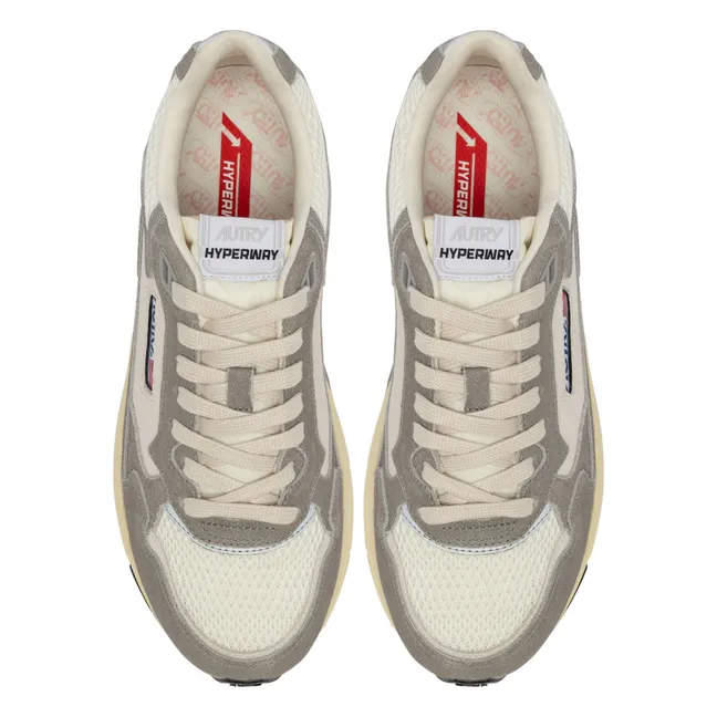 Baskets Hyperway Bicolore Suède | Gris