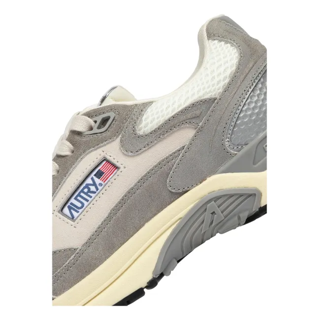 Baskets Hyperway Bicolore Suède | Gris