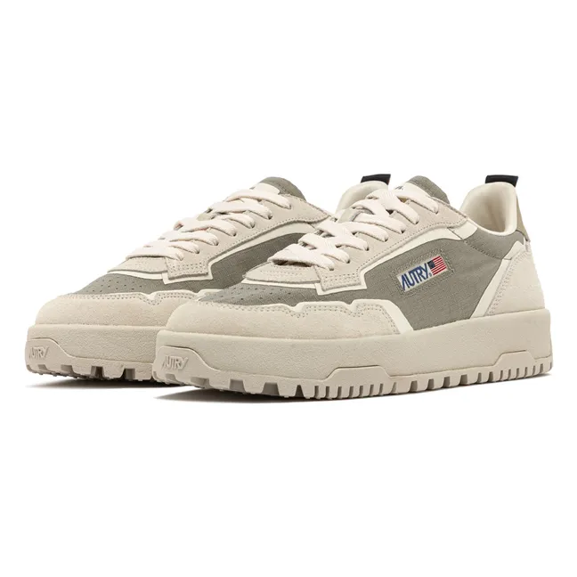 Baskets Wildplace Low Cordura Et Suède | Vert kaki clair