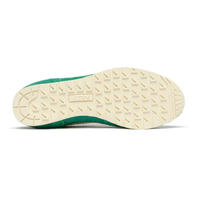 Windspin Low Two-tone Suede and Leather Sneakers | Green