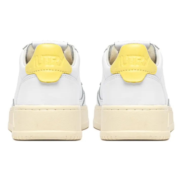 Baskets Medalist Low Cuir | Jaune- Image produit n°5