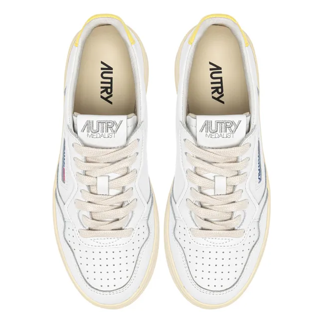Baskets Medalist Low Cuir | Jaune