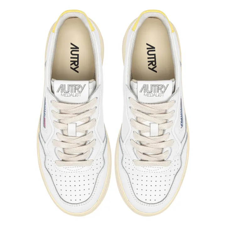 Baskets Medalist Low Cuir | Jaune- Image produit n°3