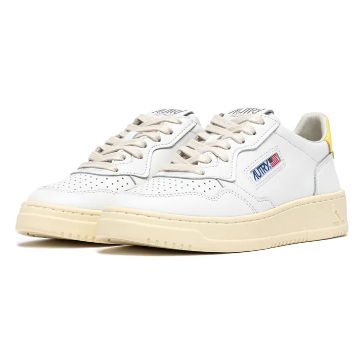Baskets Medalist Low Cuir | Jaune- Image produit n°1