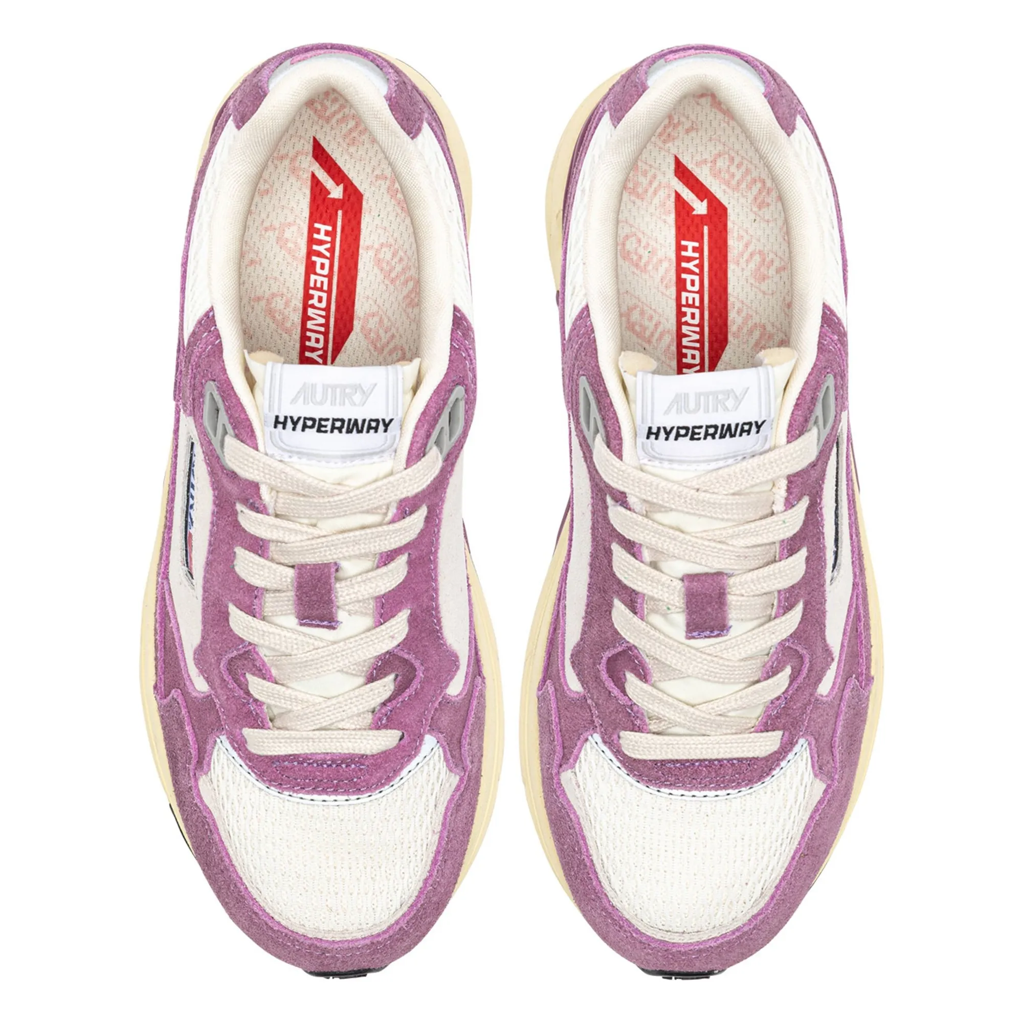 Basket Hyperway Low Bicolore Suède | Violet- Image produit n°3