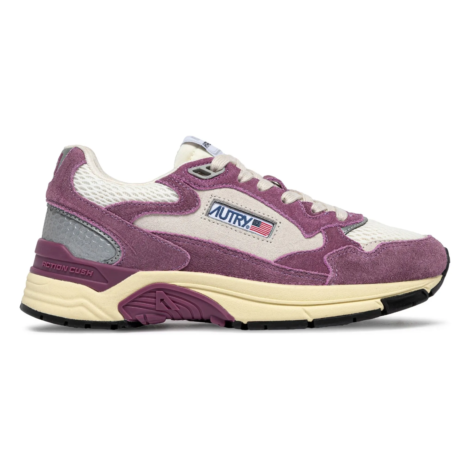 Basket Hyperway Low Bicolore Suède | Violet- Image produit n°0