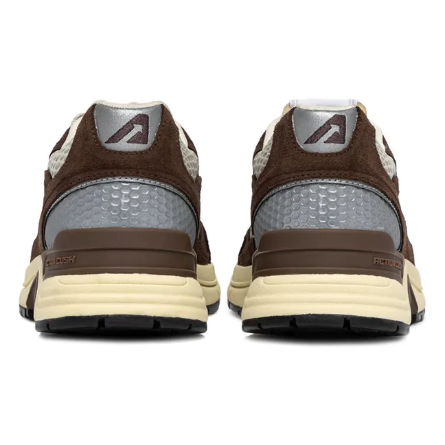 Zapatillas Hyperway Low de ante bicolor | Marrón