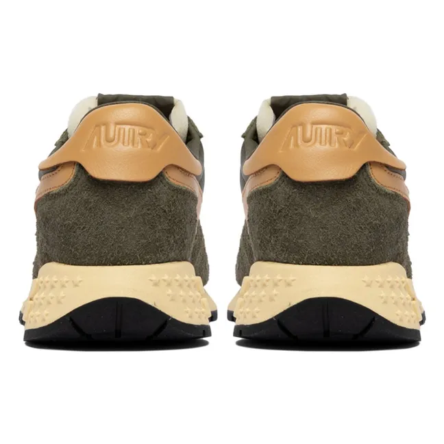 Baskets Reelwind Low Bicolore Suède | Khaki