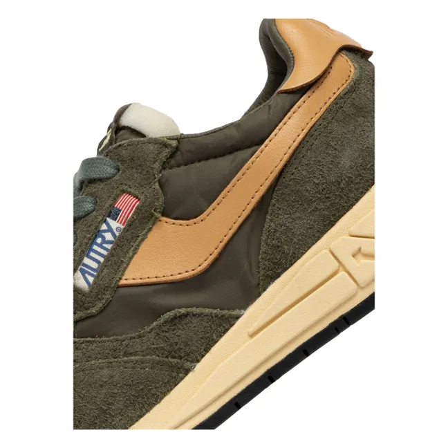 Reelwind Low Zapatillas de ante bicolor | Khaki