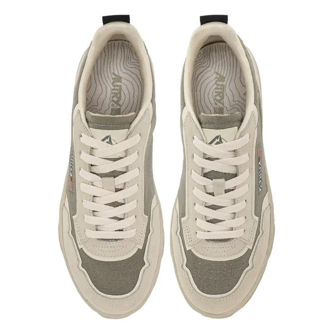 Zapatillas Wildplace Low Cordura y ante | Verde militare claro