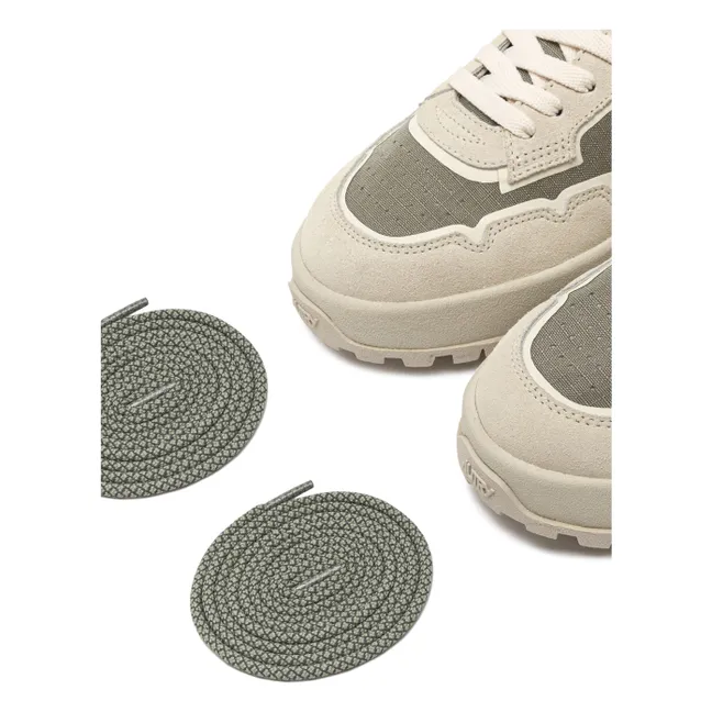 Wildplace Low Cordura Und Wildleder Sneakers | Khaki clar