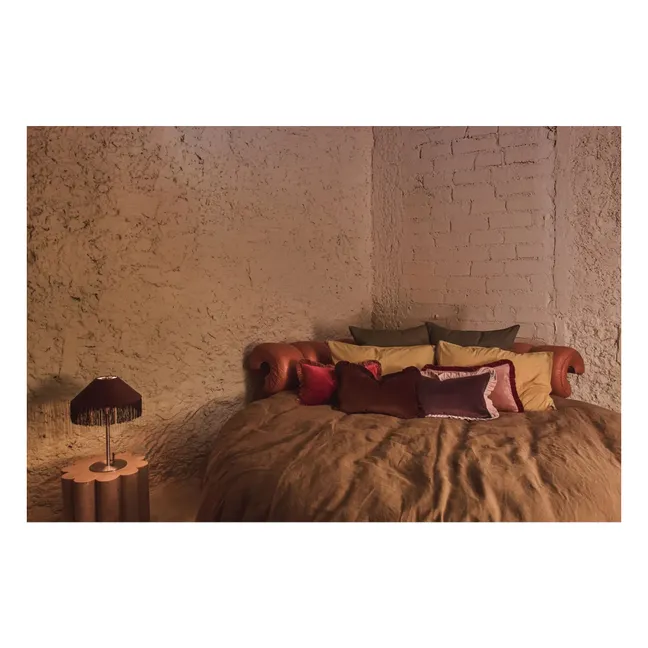 Funda de cojín de terciopelo Doris