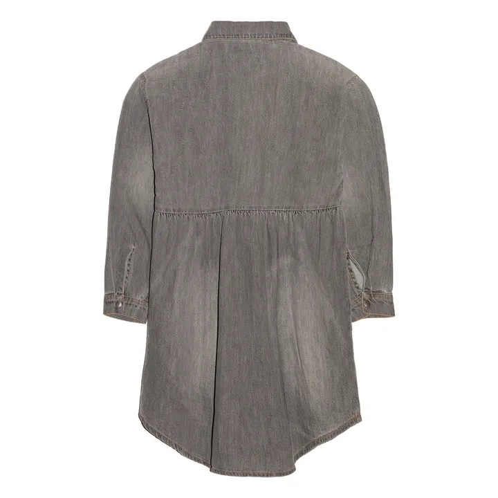 Robe Denim Darlin | Denim gris- Image produit n°4