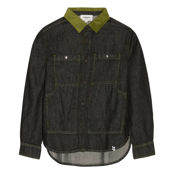 Chemise Denim Enara | Noir- Image produit n°0