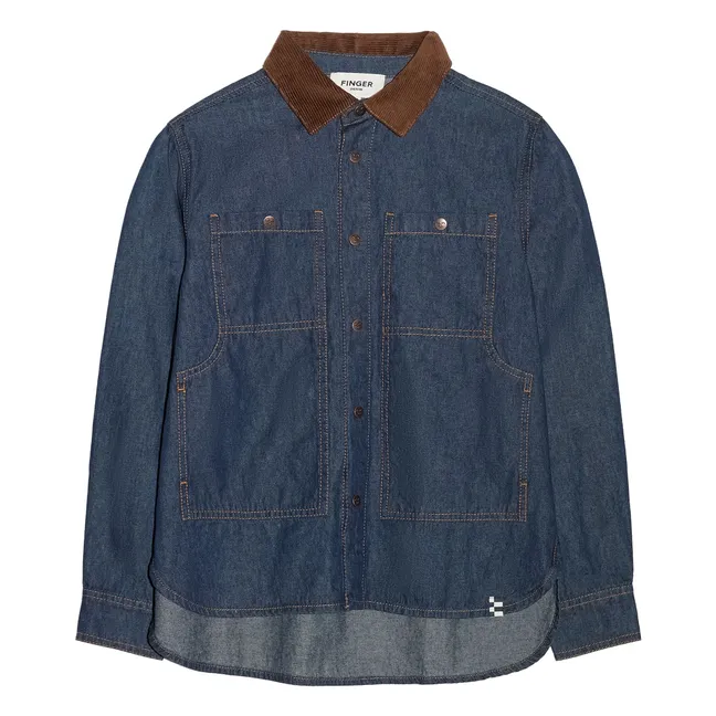 Enara Denim-Hemd | Denim Brut