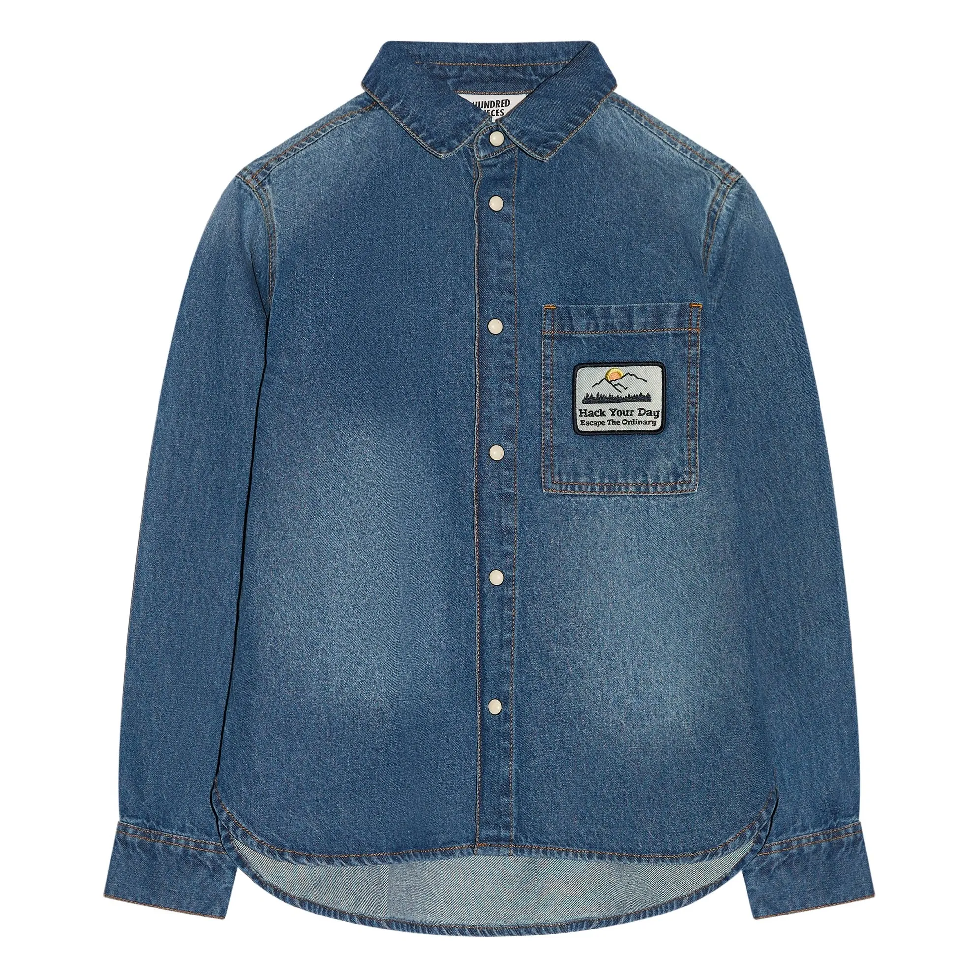Hundred Pieces Denim Blue Enzo Denim Shirt