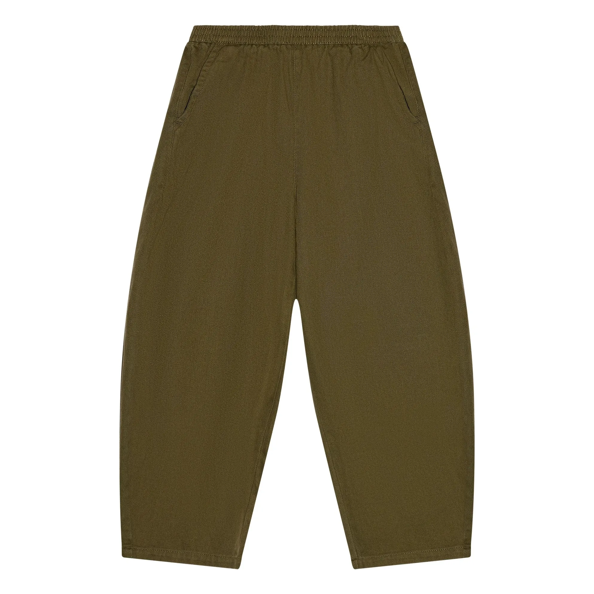Hundred Pieces Khaki Balloon Gianna Twill Pants