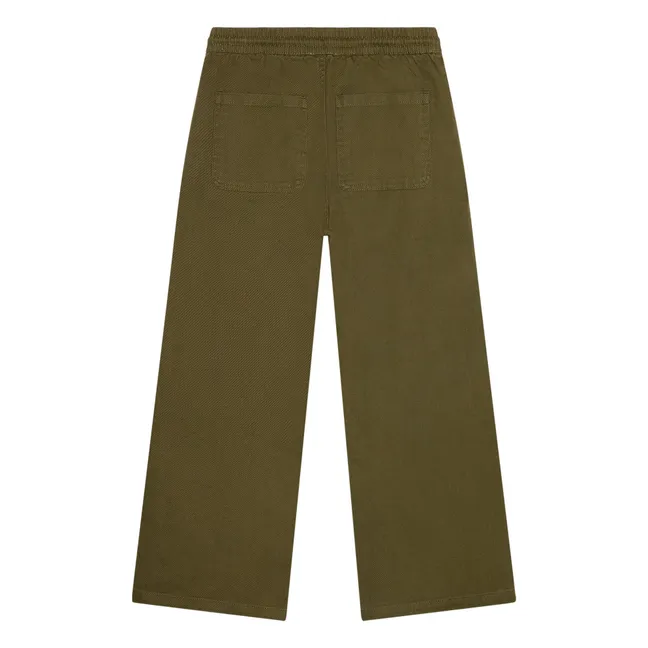 Weite Hose Burt Twill | Khaki
