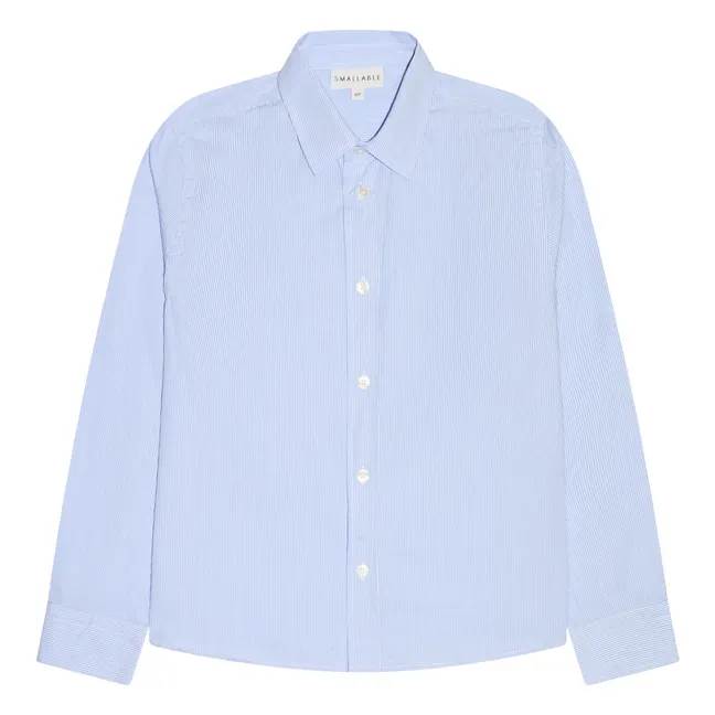 Zak Striped Shirt | Light Blue