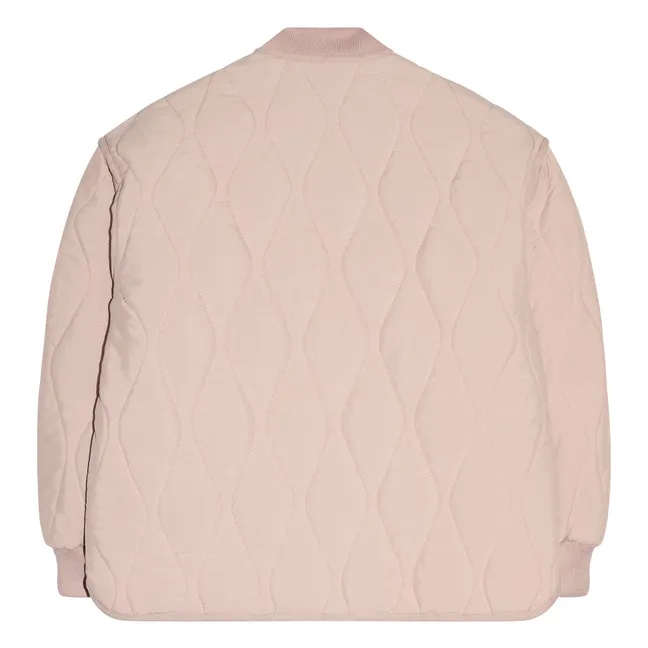 Bomber Matelassé Wooly | Rose pâle