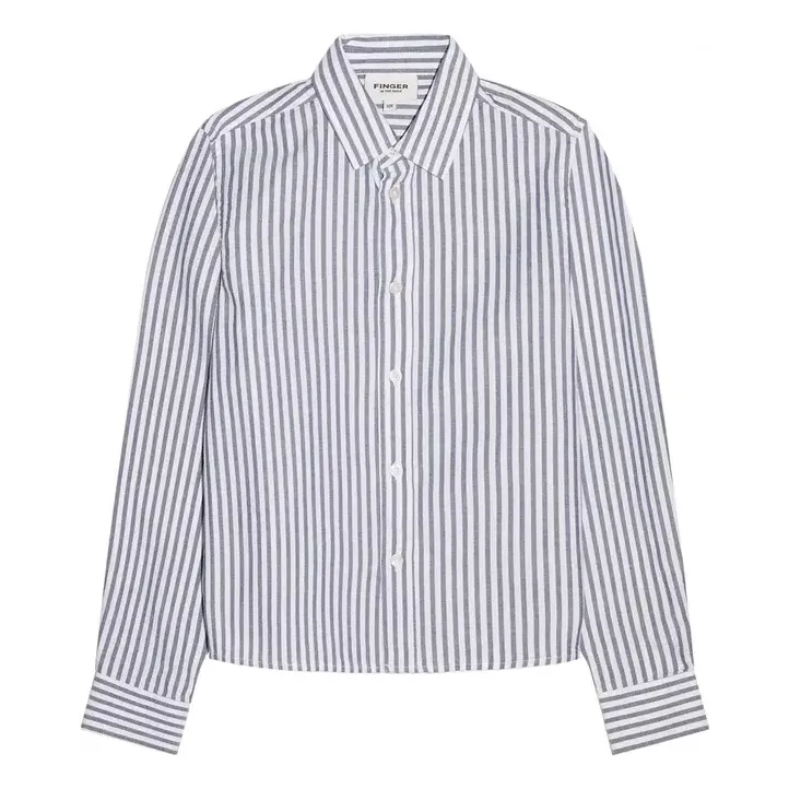 Finger In The Nose Black Zak Striped Shirt