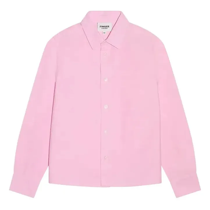 Finger In The Nose Pale Pink Zak Shirt